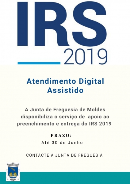 Atendimento digital assistido | Entrega IRS 2019 